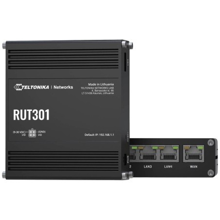 "Teltonika RUT301 Router with 4-Port Switch – High-Performance Wired Connectivity for Reliable Networking"